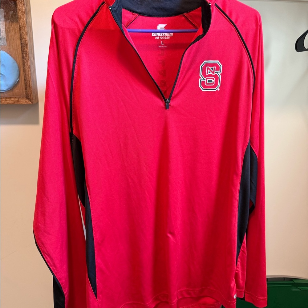 NC State Red 1/4 Zip Pullover
